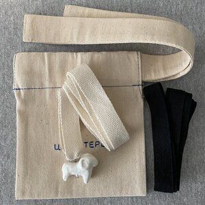 NWT Tsvite Teren [L Y U L I] Porcelain Sheep Pendant On A Cord